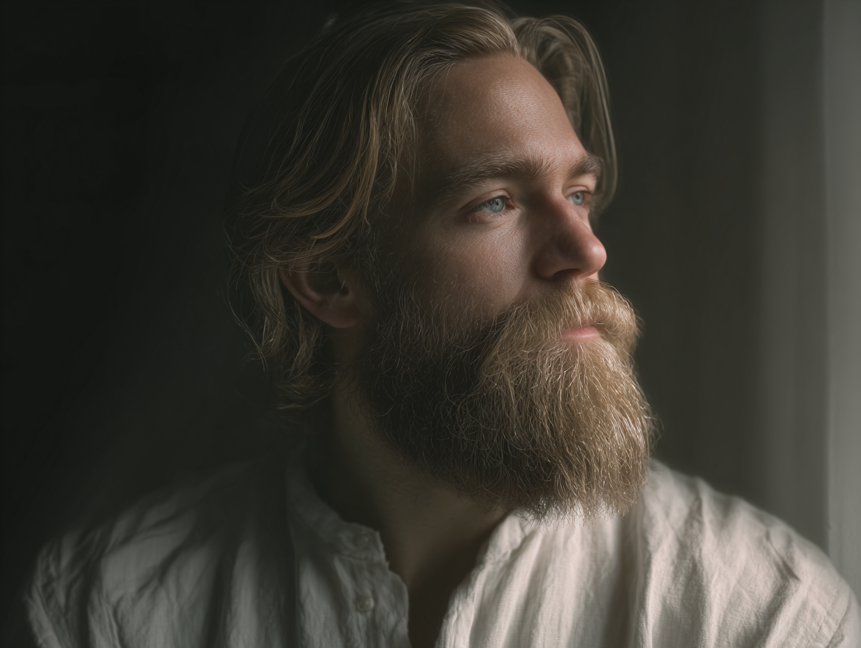 Portrait d'Isaiah, guide éclairé de Nova Lux